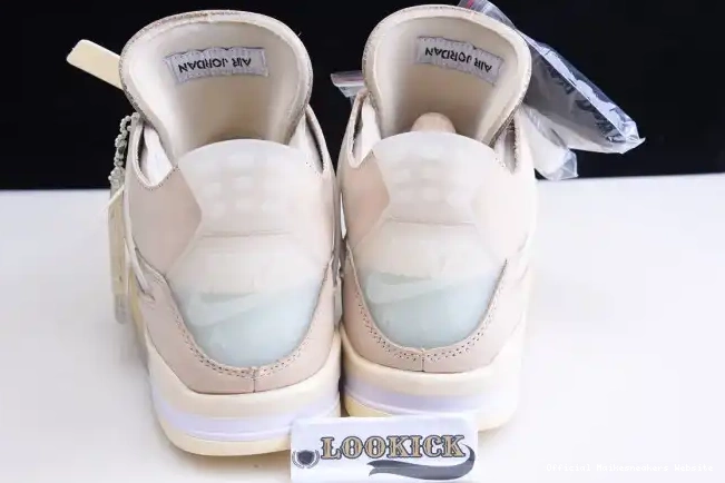 Official Maikesneakers x Jordan Air CV9388-100 4 Sail Off-White 0419